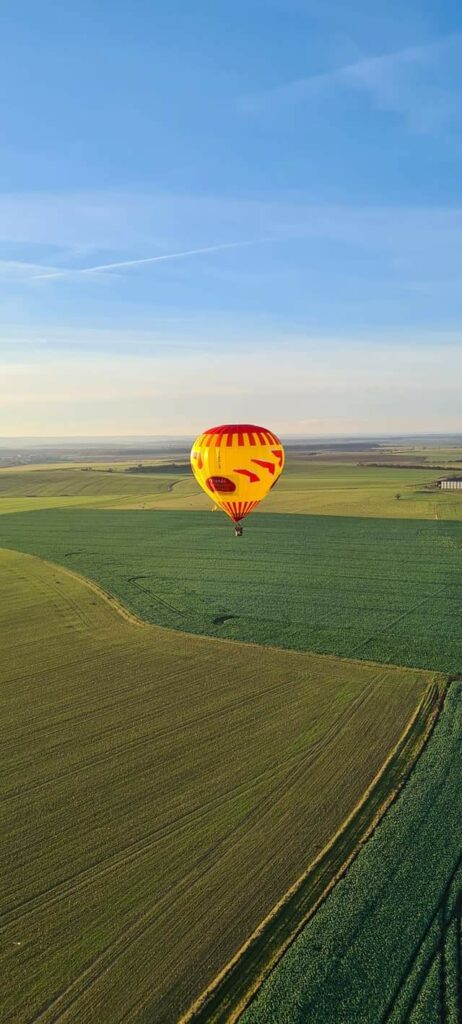 Montgolfière Viande du Terroir Lorrain dans les airs